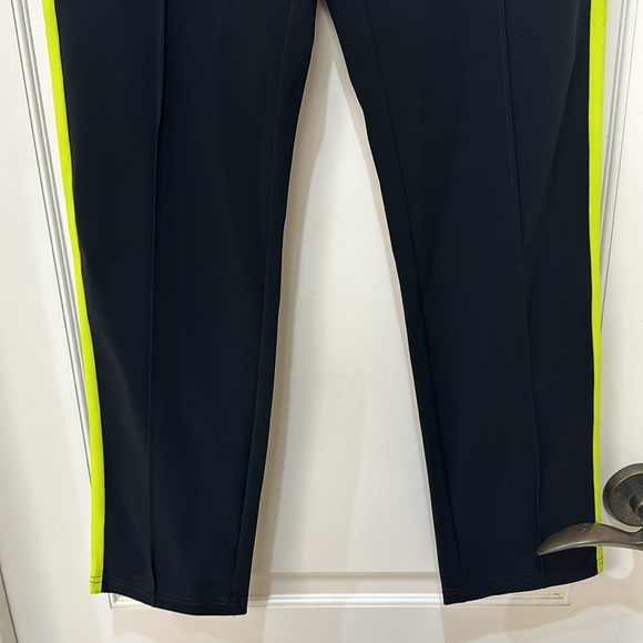 Kinona Tailored Track Golf‎ Pant. Black with neon yellow trim XS - Picture 7 of 10